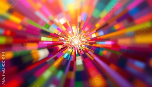 Vibrant Colorful Abstract Art Background Image