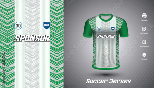Soccer jersey design for sublimation