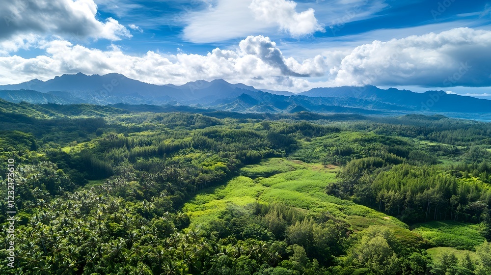 beautiful nature landscape in Kauai island Hawaii. View from helicopterplanetop. Forest. Mountains. Ocean. View . Drone beautiful nature landscape in Kauai island Hawaii. View from helicopterplanetop. Forest. Mountains. Ocean. View . Drone