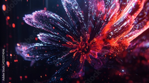 Vibrant Fractals Blossoming in the Dark with Dynamic Light Effects