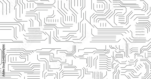 Circuit technology background with hi-tech digital data connection system and computer electronic design. 
