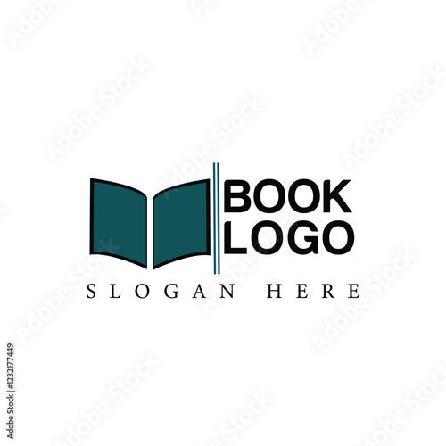 Modern logo for book lovers.