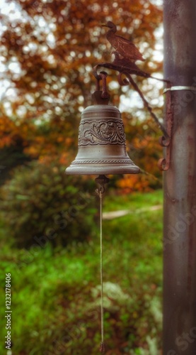 bell in autumn 