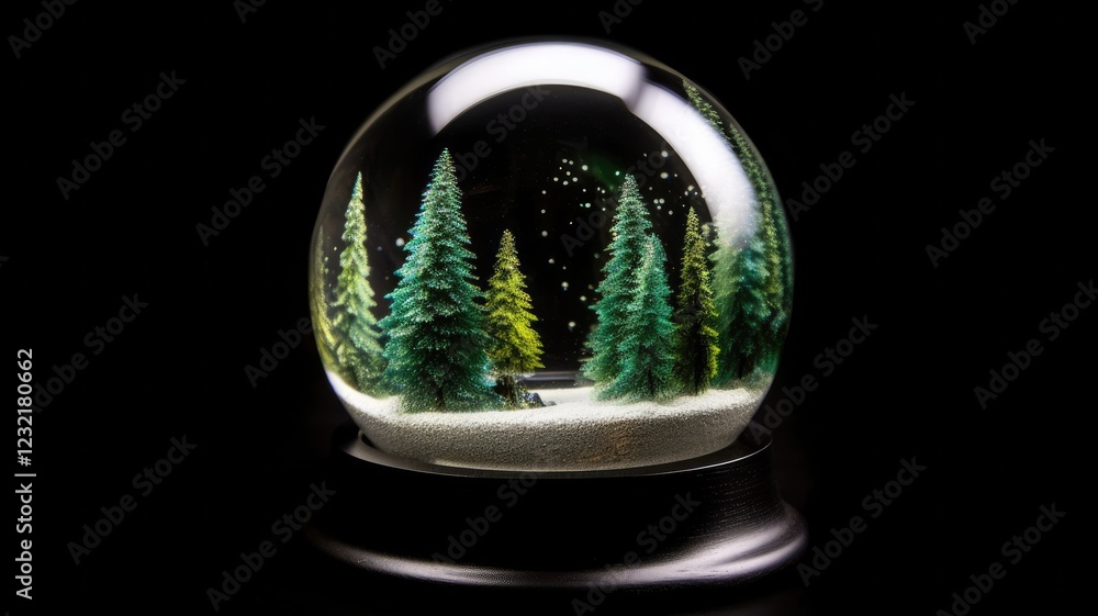 The Enchanting Beauty of Snow Globes with Miniature Pine Trees The Enchanting Beauty of Snow Globes with Miniature Pine Trees
