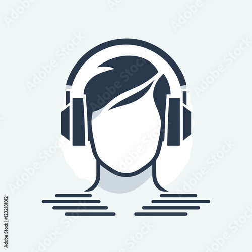 man in headphones