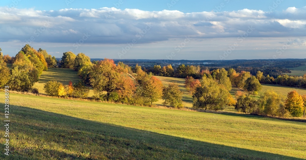Obraz premium autumn scenery from Bohemian and Moravian highland