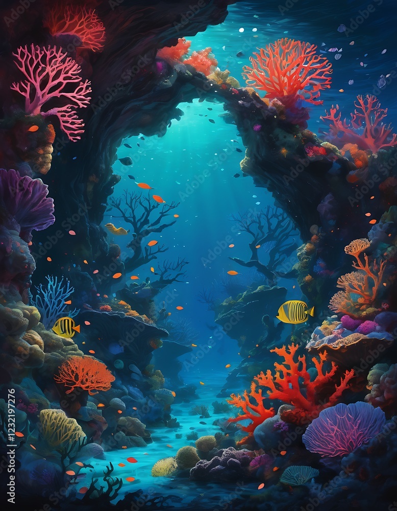 tropical coral reef
