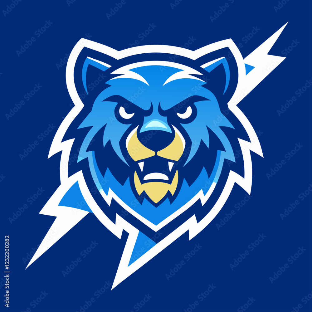 Obraz premium wolf head mascot