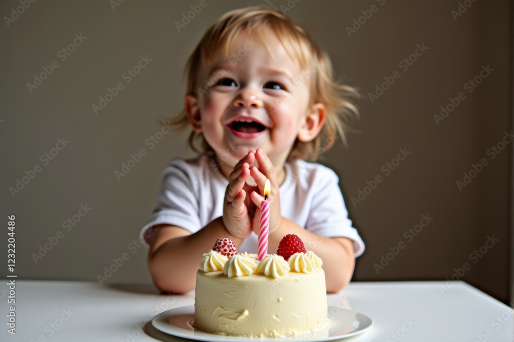 a photo of young kid celebrate birthday a photo of young kid celebrate birthday