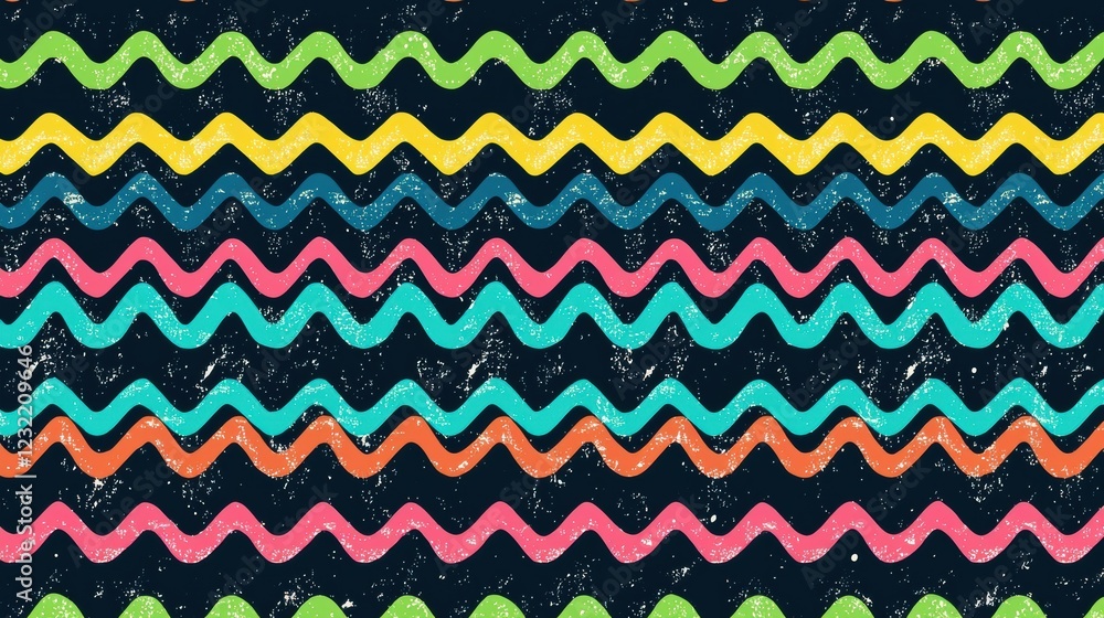 Vibrant wavy pattern design abstract art digital creation colorful background artistic viewpoint creative concept Vibrant wavy pattern design abstract art digital creation colorful background artistic viewpoint creative concept