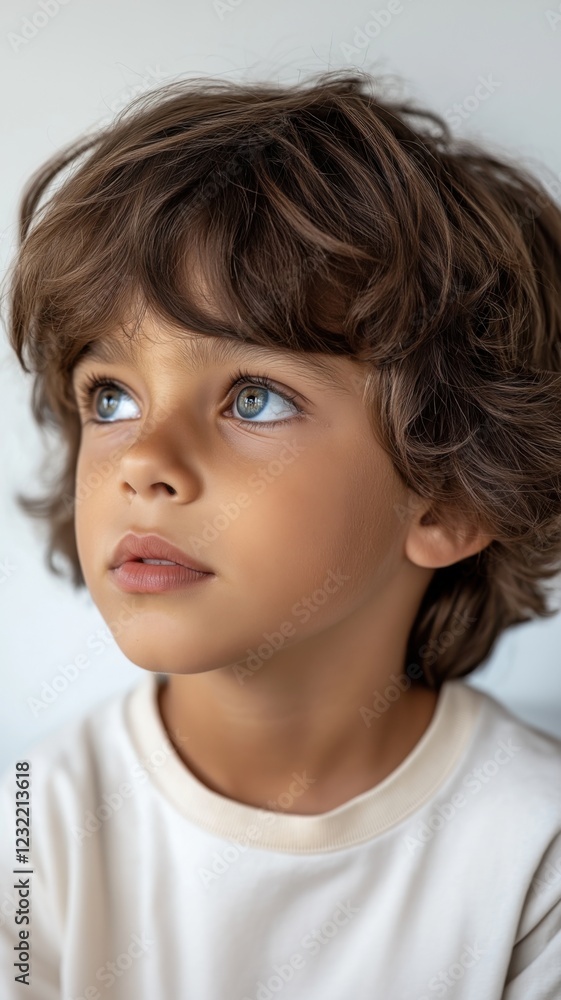 Child's eyes wide with wonder and curiosity Child's eyes wide with wonder and curiosity