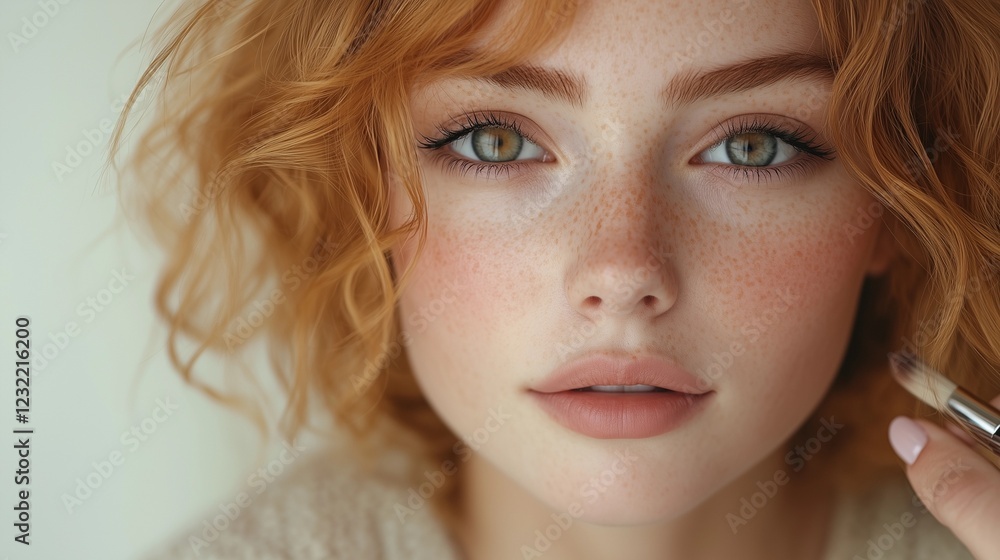 Professional Beauty Salon Portrait of a Young Woman Wearing a Facial Mask Professional Beauty Salon Portrait of a Young Woman Wearing a Facial Mask