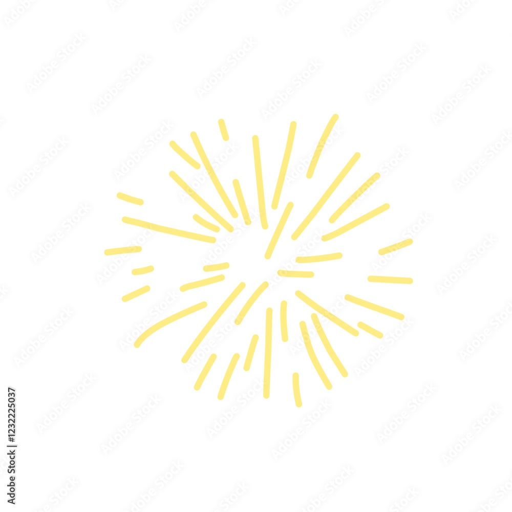 Obraz premium fireworks vector new year