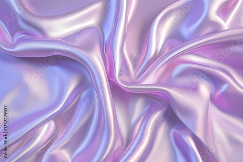 pastel purple shiny satin silk fabric background. smooth elegant wavy, luxurious Anniversary, Christmas, wedding, valentine, event, celebration concept.