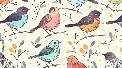 Abstract seamless pattern