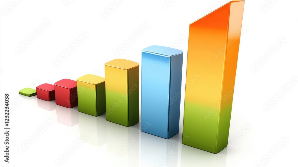 A bar graph comparing different expenses, modern white background. A bar graph comparing different expenses, modern white background.