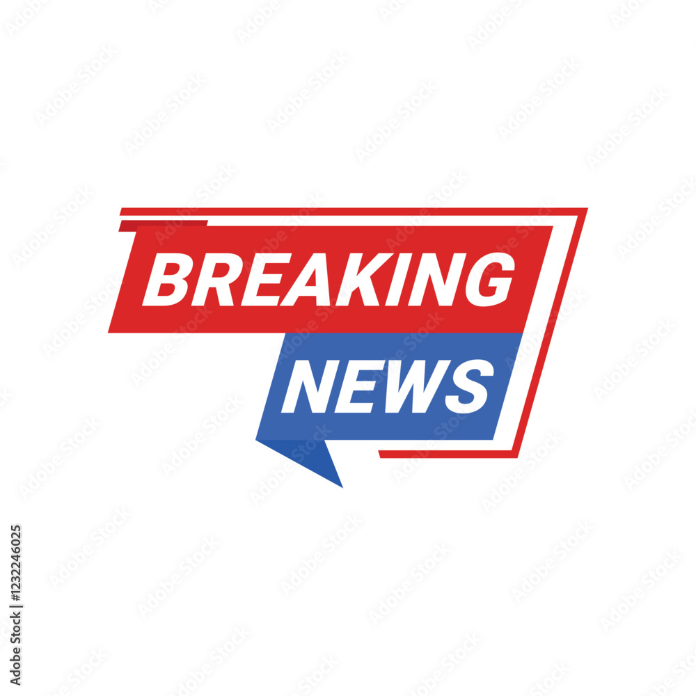 breaking news headline vector design template breaking news headline vector design template