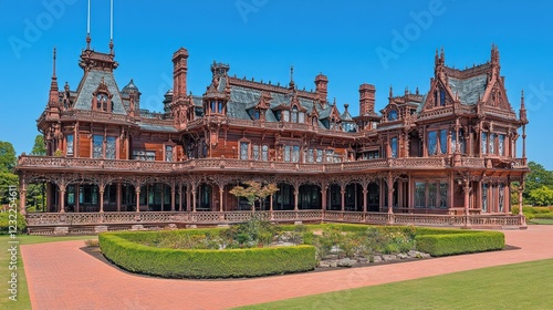 Wallpaper Mural The Majestic Lyndhurst Mansion: A Gothic Revival Masterpiece Torontodigital.ca