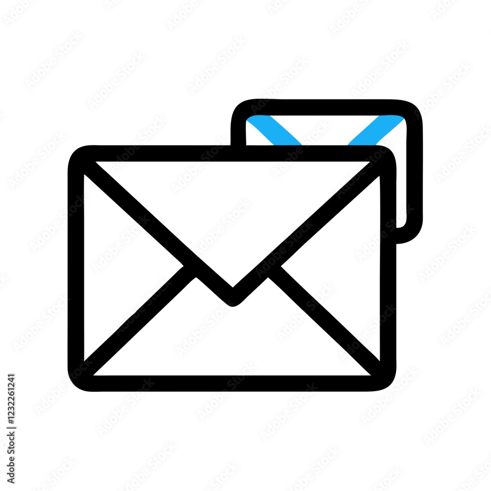 Communication Envelope Icon for Digital Use Communication Envelope Icon for Digital Use