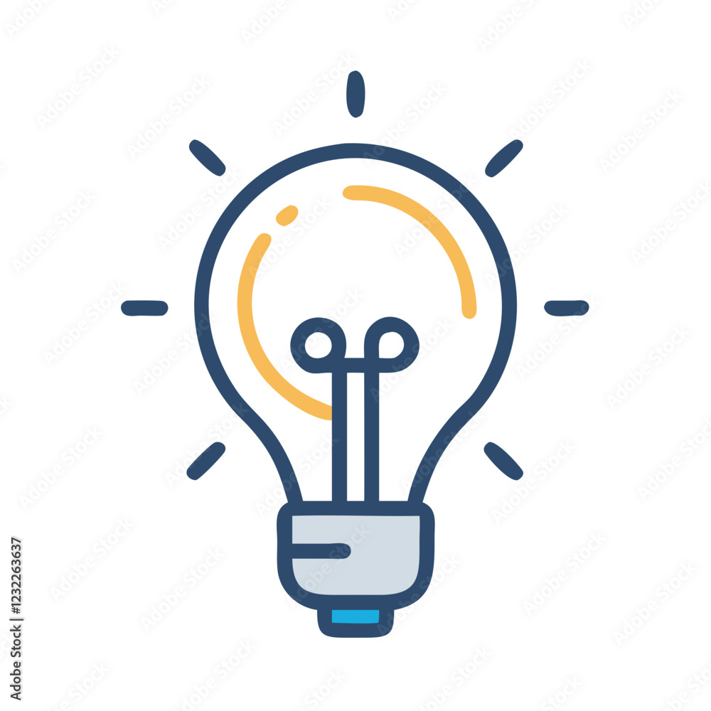 Innovative Solutions Represented by Lightbulb VectoR Innovative Solutions Represented by Lightbulb VectoR