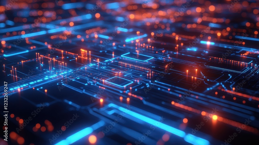 A global commerce network visualized through intricate digital pathways, glowing circuits, and blockchain-inspired holographic elements. A global commerce network visualized through intricate digital pathways, glowing circuits, and blockchain-inspired holographic elements.