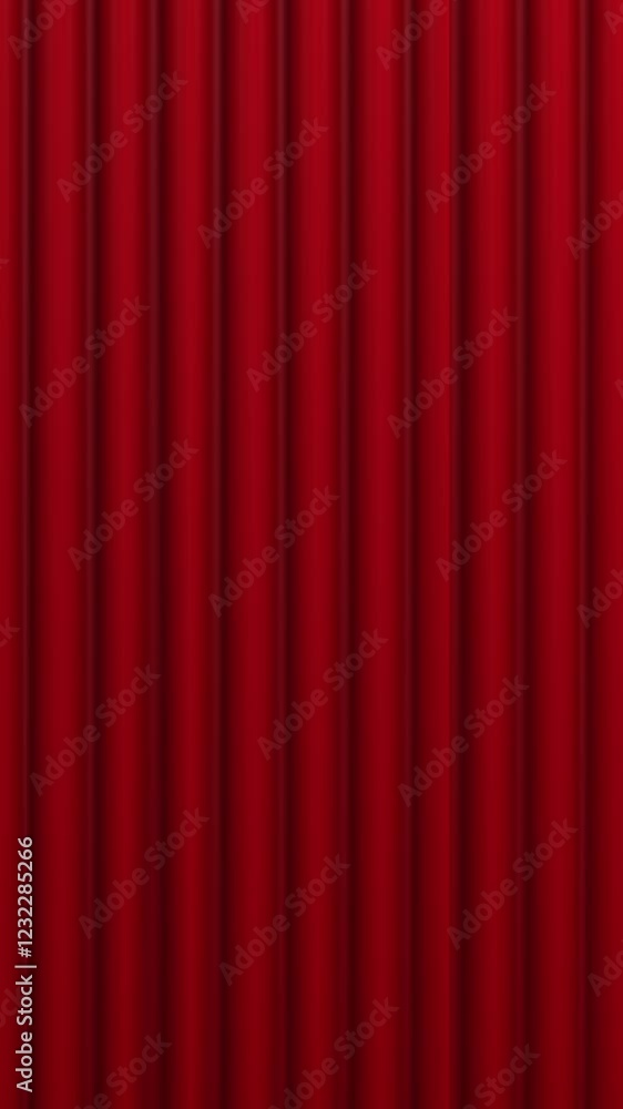 un rideau rouge se lève pour révéler un fond vert pour intégrer l'image ou la vidéo de votre choix - vidéo verticale un rideau rouge se lève pour révéler un fond vert pour intégrer l'image ou la vidéo de votre choix - vidéo verticale