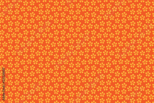 小桜のパターン素材　ベクター