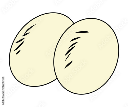 A egg food vector illustration