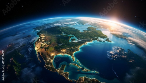 earth in space