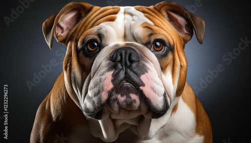 bulldog portrait