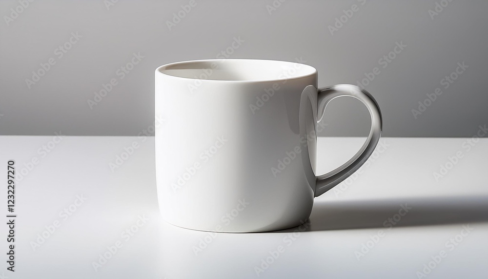 Fototapeta premium white cup on the table