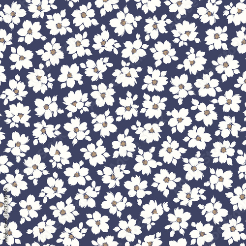 Abstract floral pattern perfect for textile design,