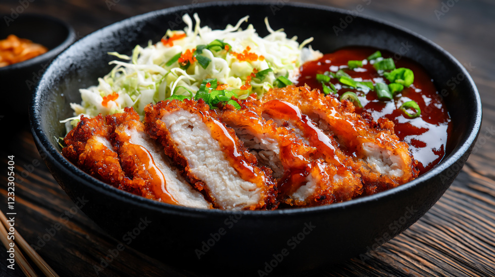 Fototapeta premium tonkatsu bowl