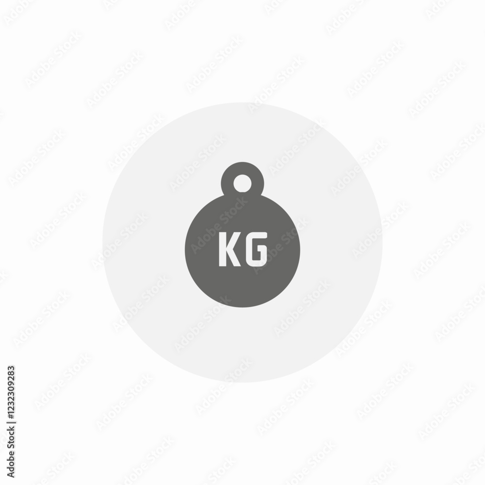 kg weight system icon sign vector kg weight system icon sign vector