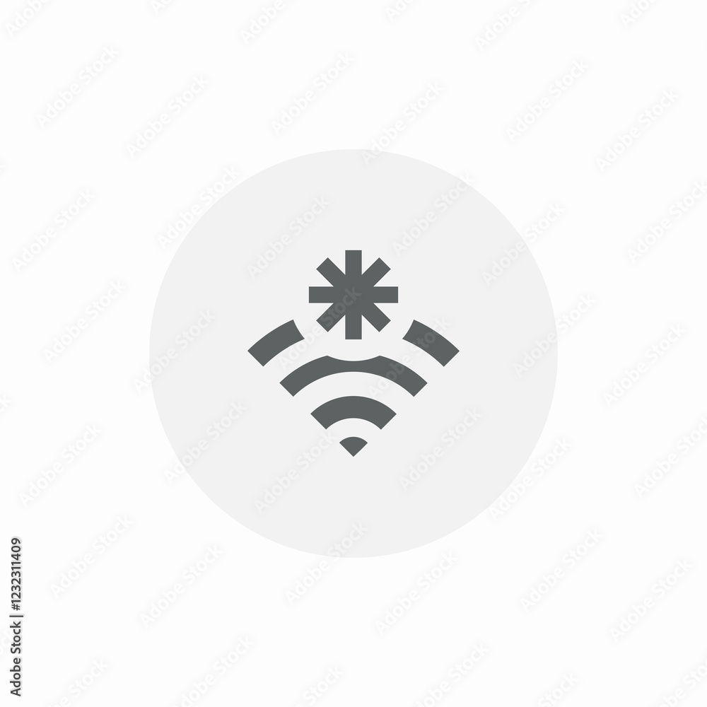 wifi password icon sign vector wifi password icon sign vector