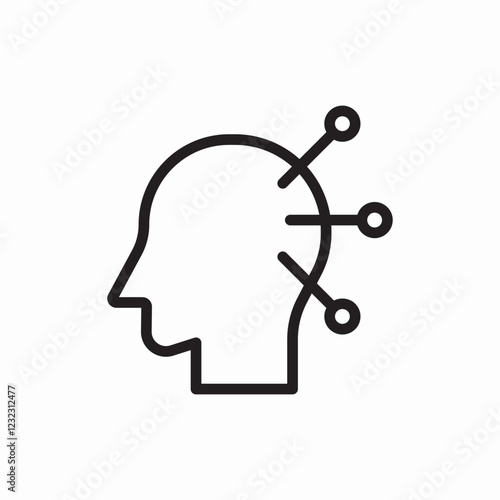 massage acupuncture icon vector sign