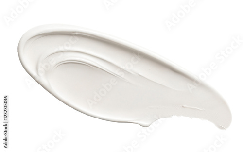 cosmetic cream smears. creamy drop, skincare cream 