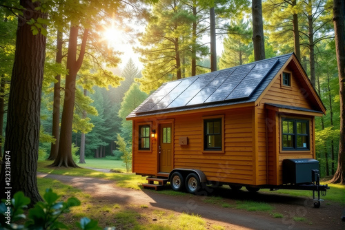 Wallpaper Mural a photo of solar panels on house roof Torontodigital.ca