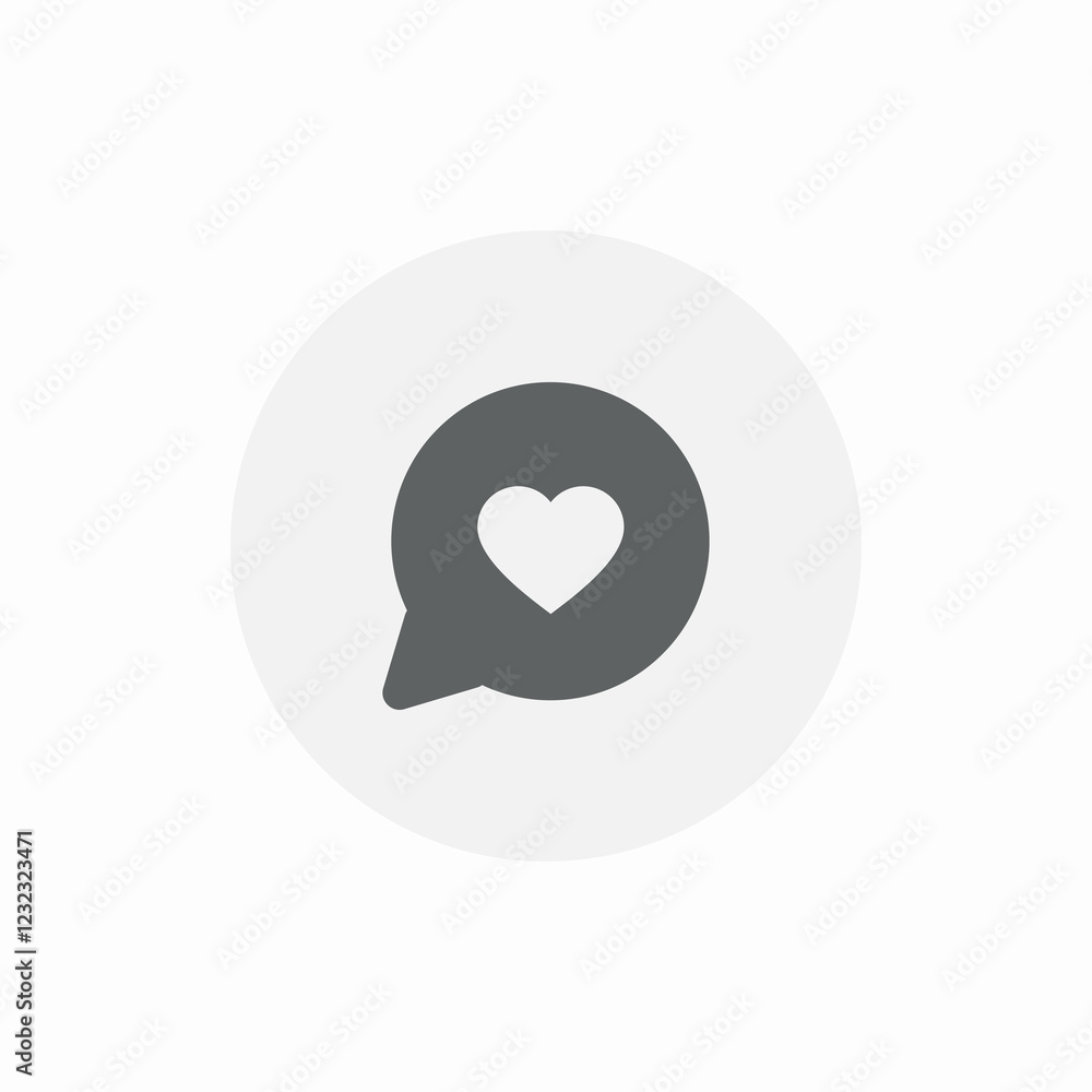 reaction heart icon sign vector reaction heart icon sign vector