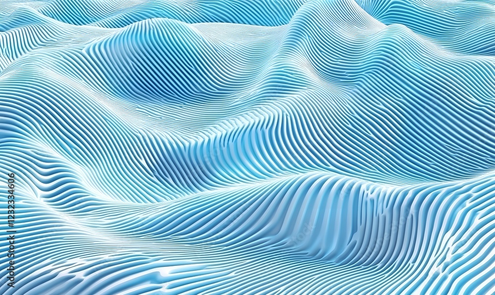 Abstract blue waves, digital landscape, flowing lines, background texture, website design Abstract blue waves, digital landscape, flowing lines, background texture, website design