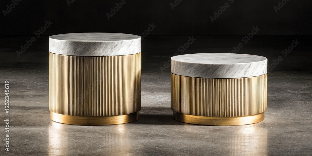 Elegant, Modern Round Tables with Gold and Marble Finishes for Stylish Home Decor Elegant, Modern Round Tables with Gold and Marble Finishes for Stylish Home Decor