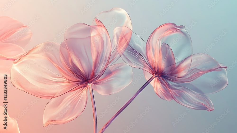 Ethereal Bloom: A Symphony of Pastel Hues Ethereal Bloom: A Symphony of Pastel Hues