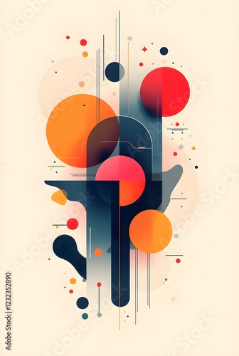 abstract background with circles