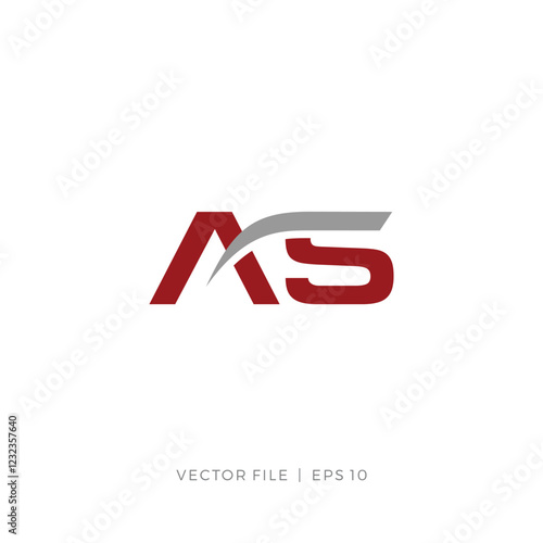 Free Download initial letter AS classic logo - GFXLoad