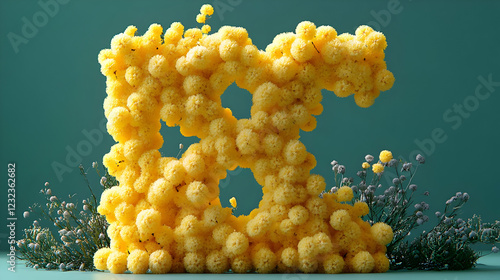 Yellow Flower Clusters Form...
