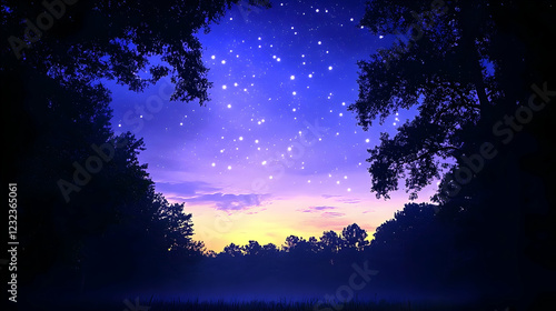 Magical Night Sky Meets Mis...