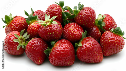 Fresh Strawberries Pile Glo...