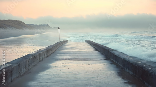 Concrete Pier Stretches int...