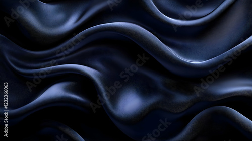Dark Blue Fabric Flows and ...