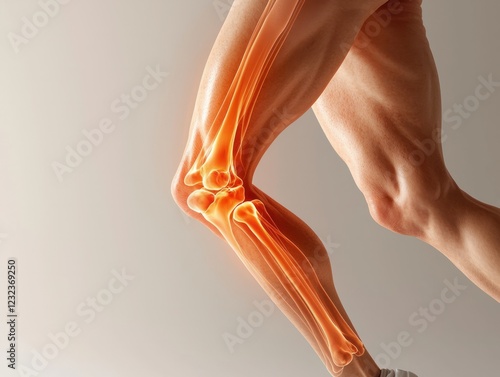 Understanding Bone and Joint Health Knee Anatomy Insights Clinical Study Human Body Medical Research Educational Concept